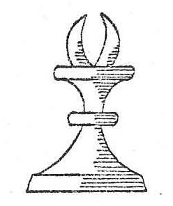 Un alfil del siglo XV con dos cuernos