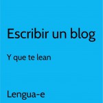 Escribir un blog
