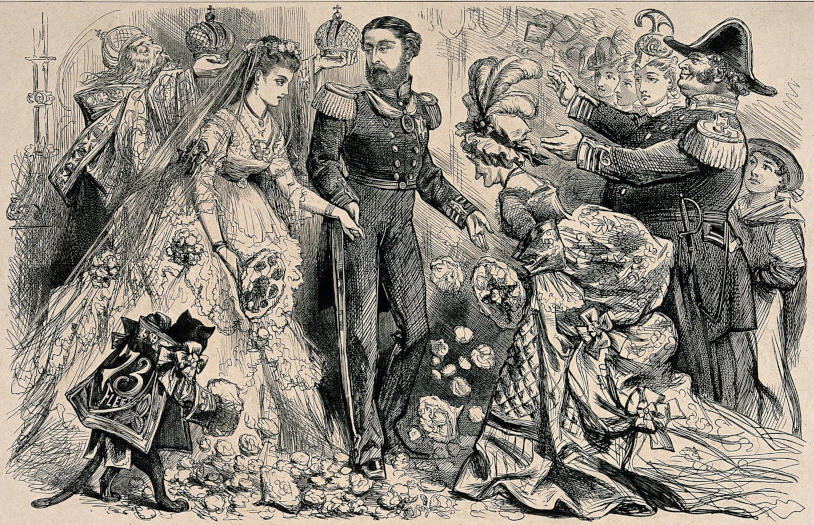 La boda de María Alexandrovana de Rusia con el duque de Edimburgo